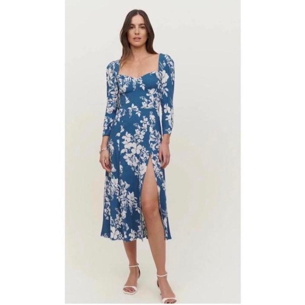 Reformation Long Floral Dress Size 6